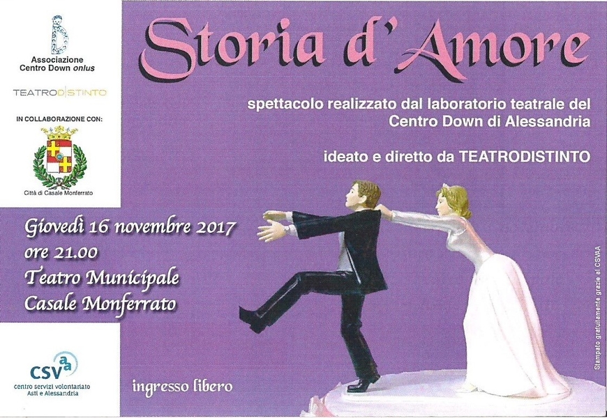 Storia d’amore, una nuova replica a Casale