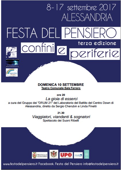 “FESTA DEL PENSIERO” Confini e periferie – terza edizione 10 settembre ore 20:00