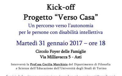 Kick – off, il “Progetto verso casa”