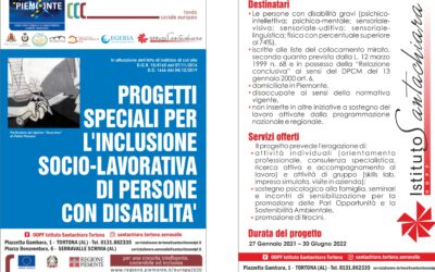 Dall’Istituto Santachiara progetti speciali per l’occupazione