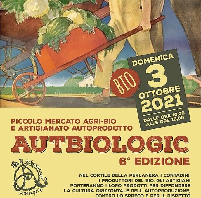 Mercatino Autbiologic, domenica 3 ottobre 2021