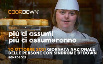 Messaggi al cioccolato per la Giornata nazionale persone con sindrome di Down